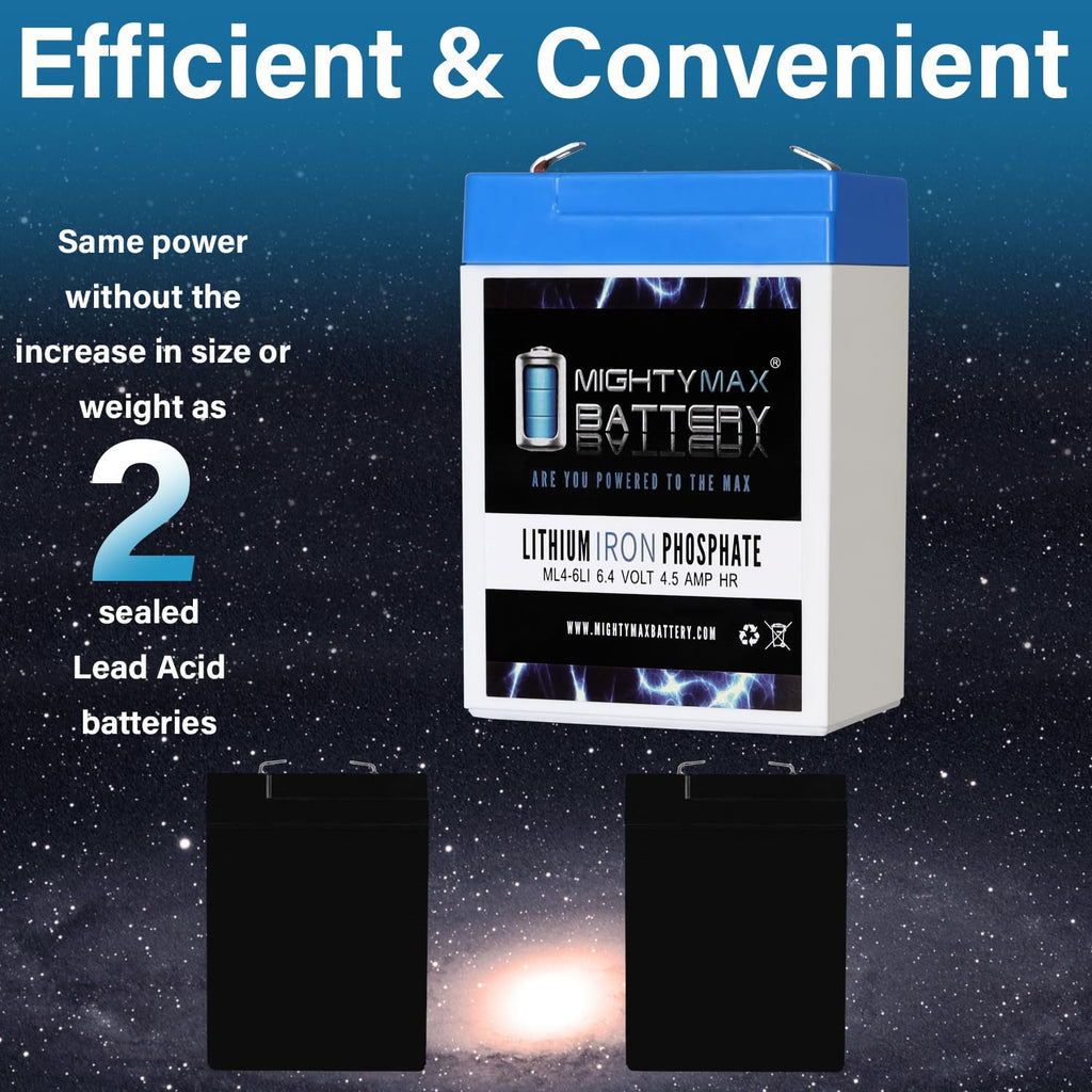 6V 4.5AH Lithium Replacement Battery J42342