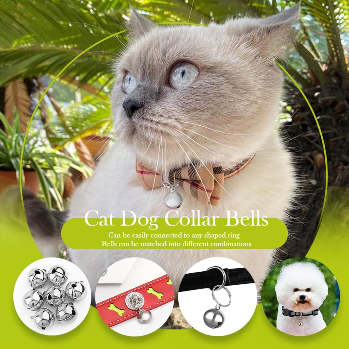 3 Pack Stainless Steel Pet Bells N355452