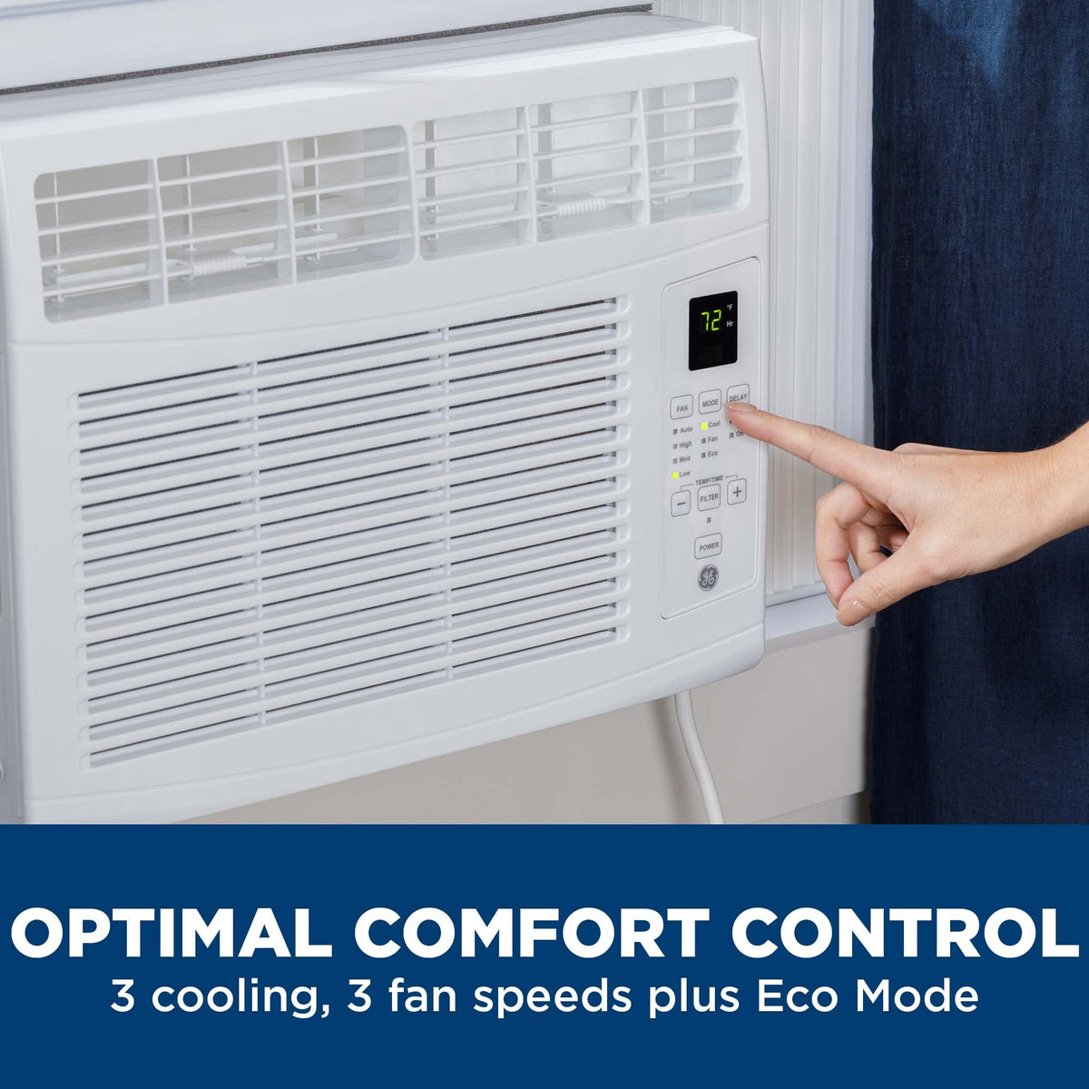 6000 BTU White Window Air Conditioner V2027