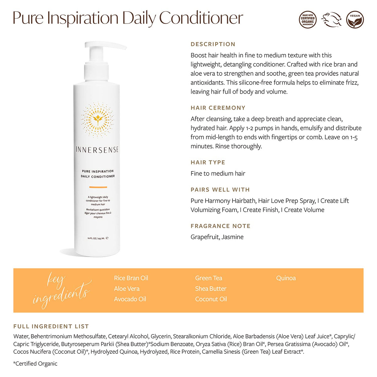 10 oz Hairbath + Daily Conditioner I7515