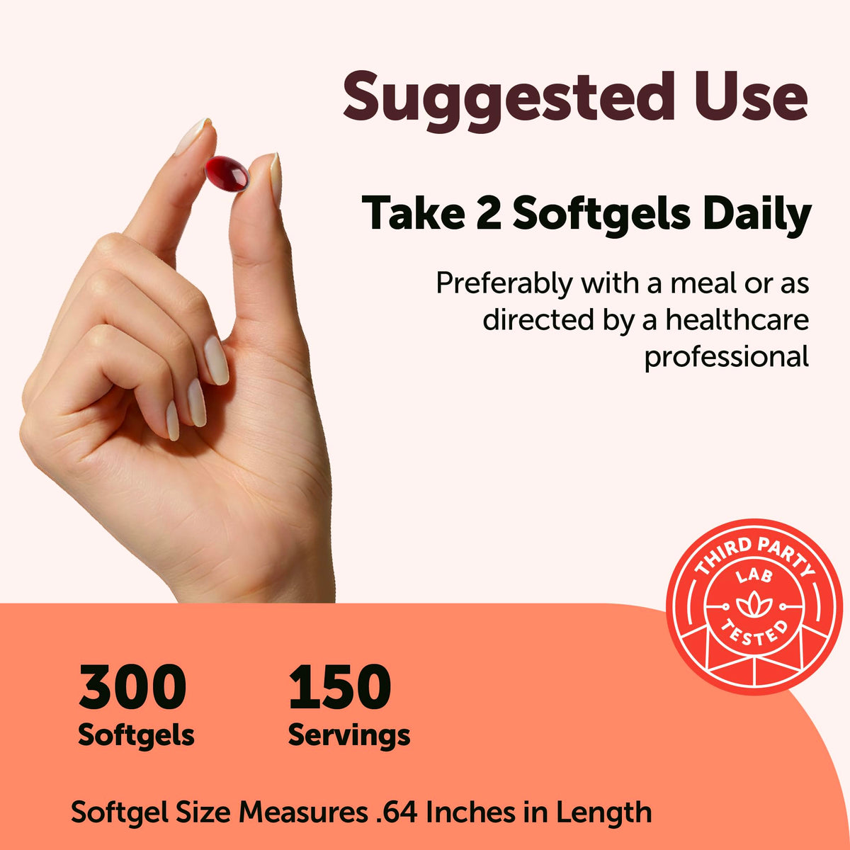 Antarctic Krill Oil 1,000 mg 300 Softgels Omega-3 EPA & DHA V3134