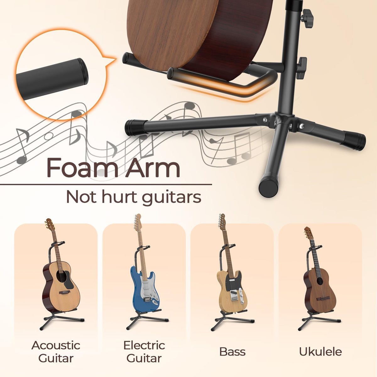 Adjustable Folding Guitar Stand P970839