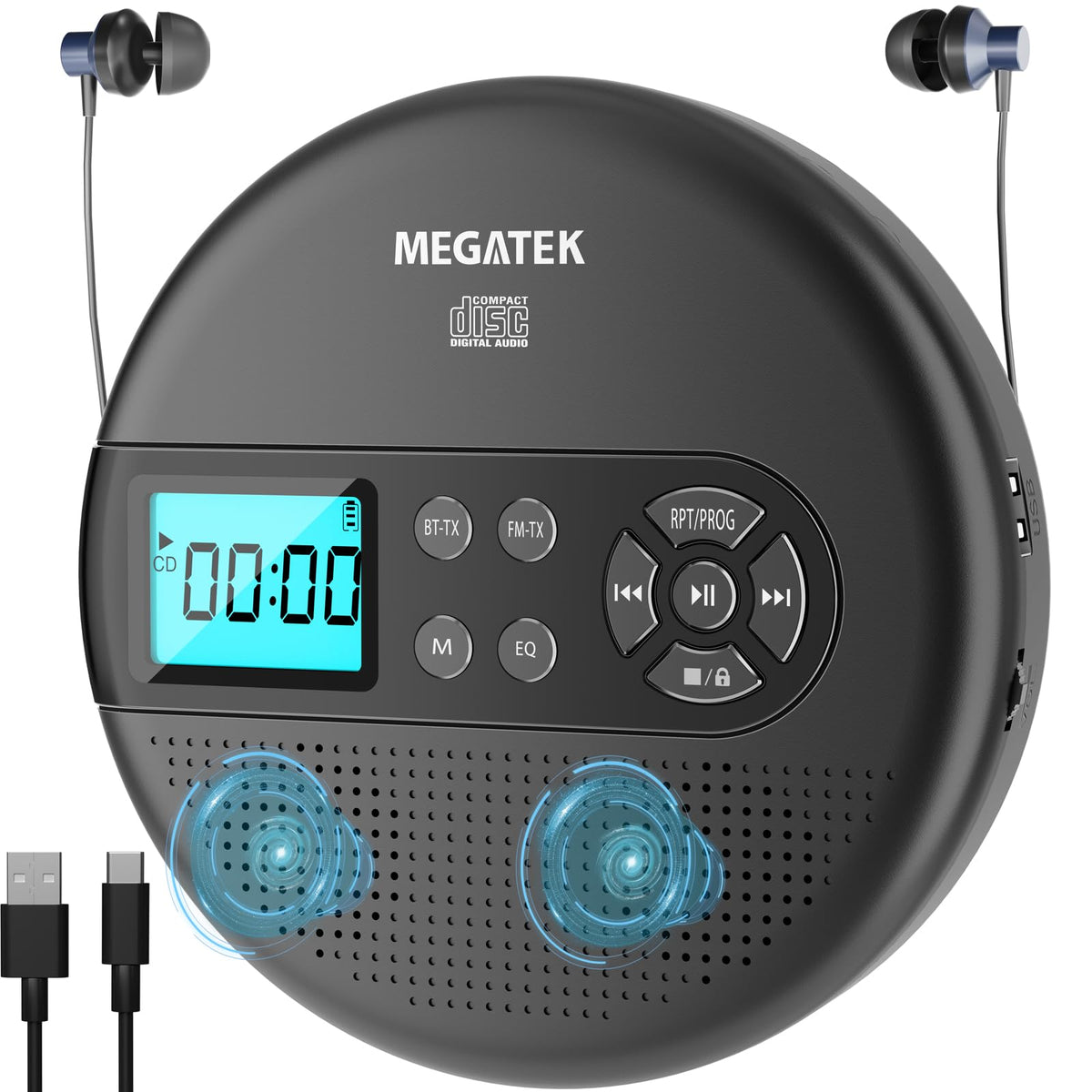 Portable CD Player with Bluetooth I9444