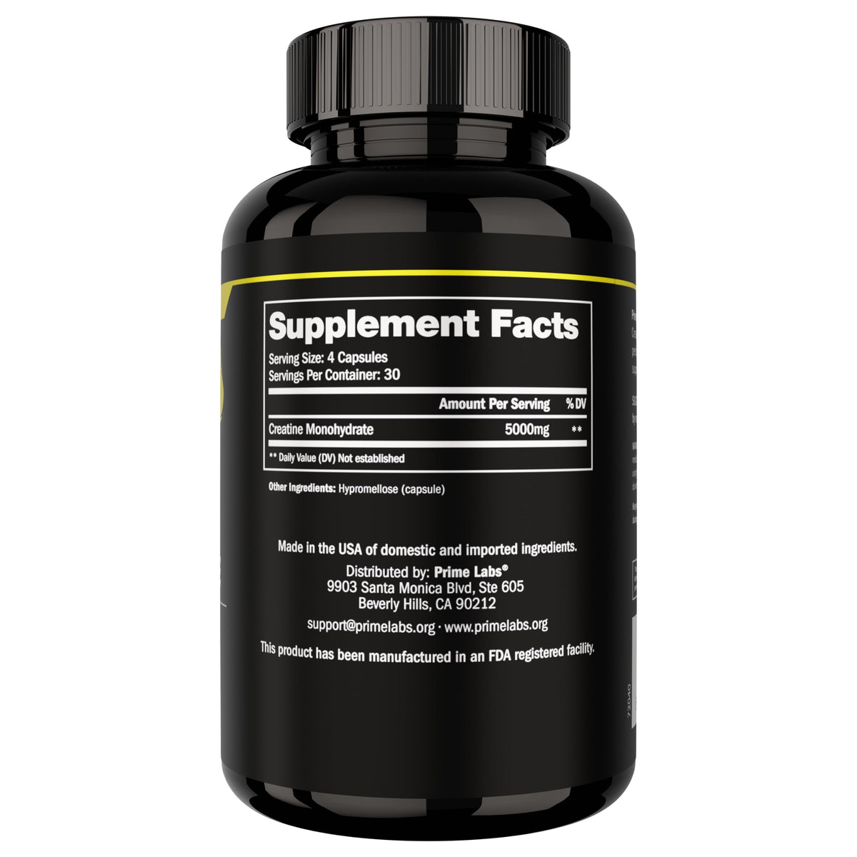 Creatine Monohydrate Capsules 5g X492947