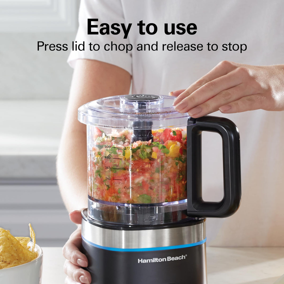 Cordless Mini Food Processor & Vegetable Chopper E389453