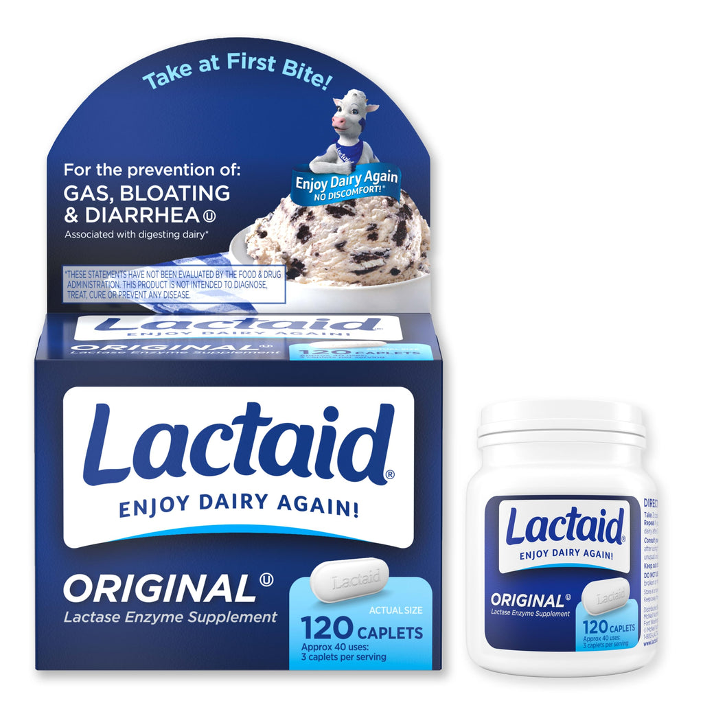 Lactose Intolerance Caplets 120 Ct U3803
