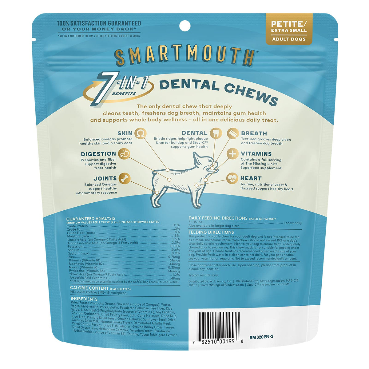 Vet Developed Dental Chew Treats 28 Ct Z3873