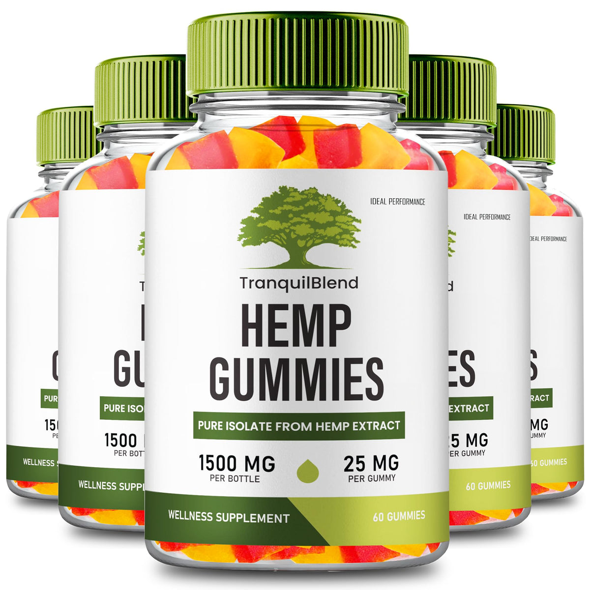 Hemp Gummies with Hemp Seeds Organic Extract 5 Pack G166