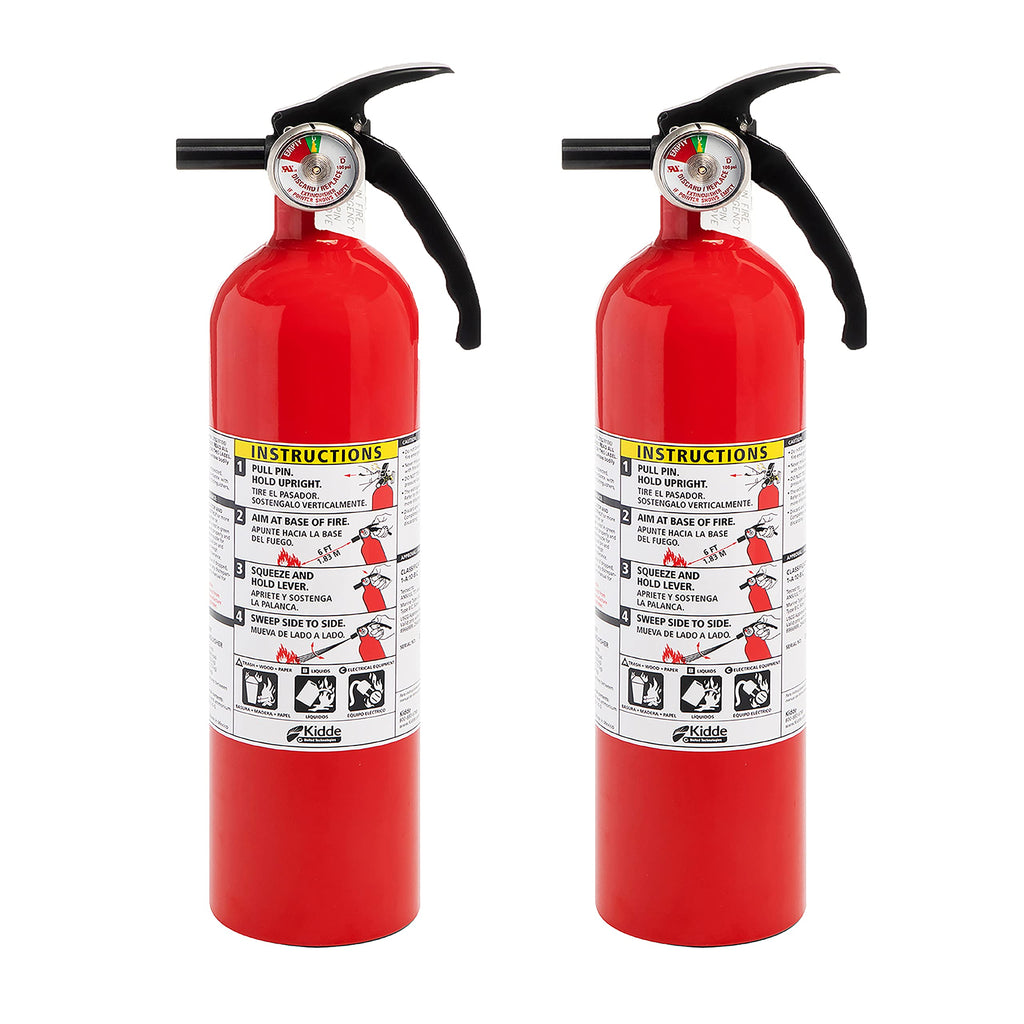 White 3.9 Lbs. Fire Extinguisher with Wall Mount I25083