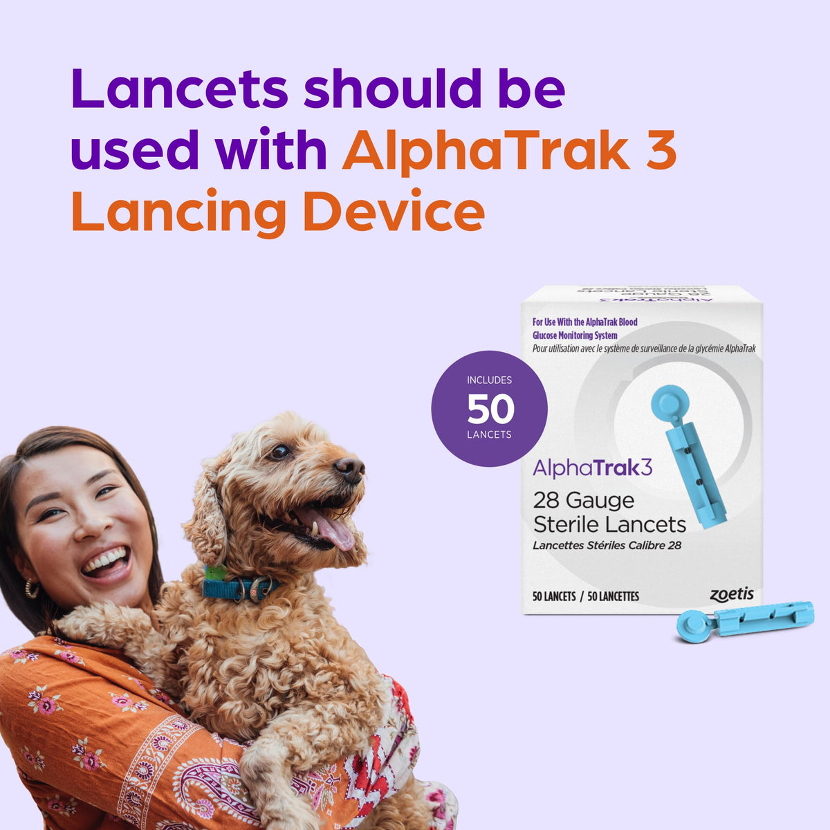 28 Gauge Sterile Lancets 50 Count P300