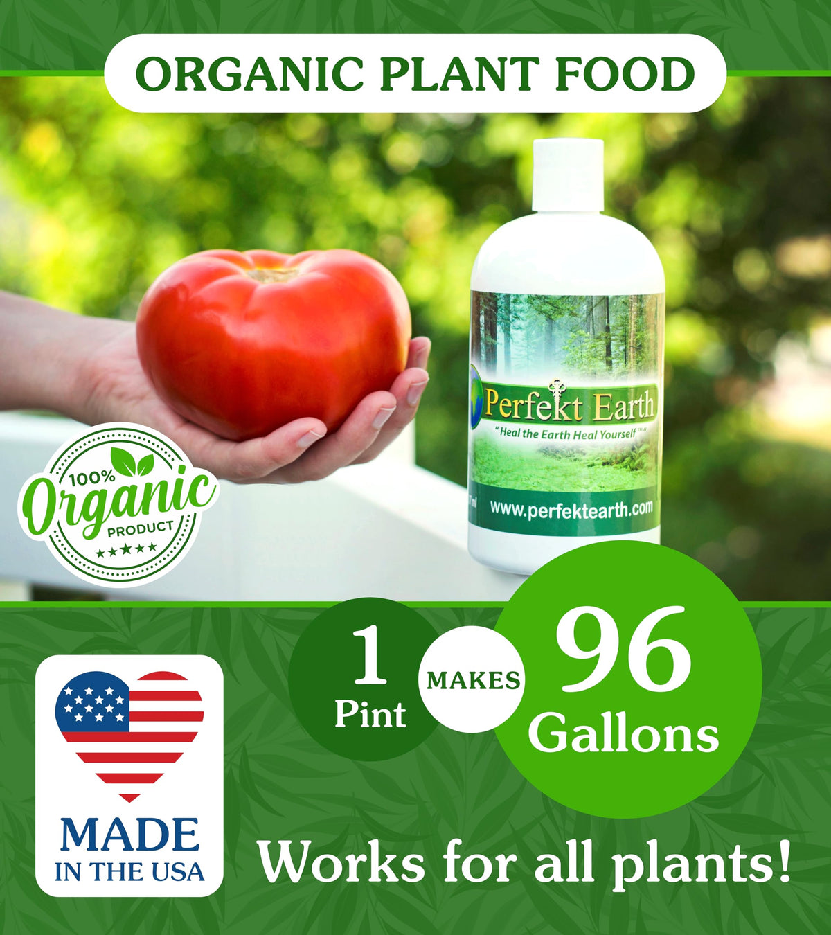 Organic Liquid Fertilizer 1 Pint U40811