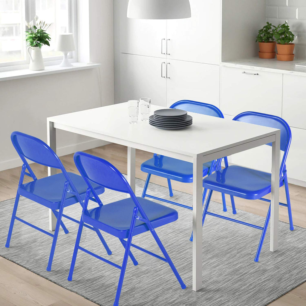Metal Folding Chairs 4 Pack U117308