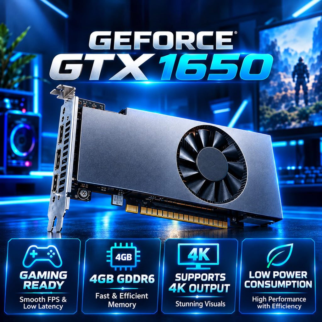 Gaming Desktop PC, Intel Core i5 6th Gen, 16GB RAM, 256GB SSD + 2TB HDD T288813