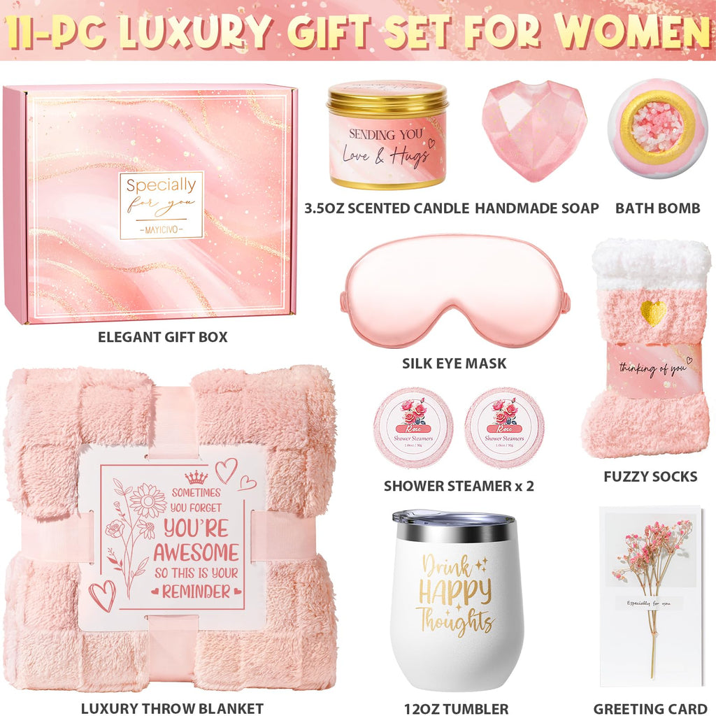 Gift Baskets for Women with Blanket N383010