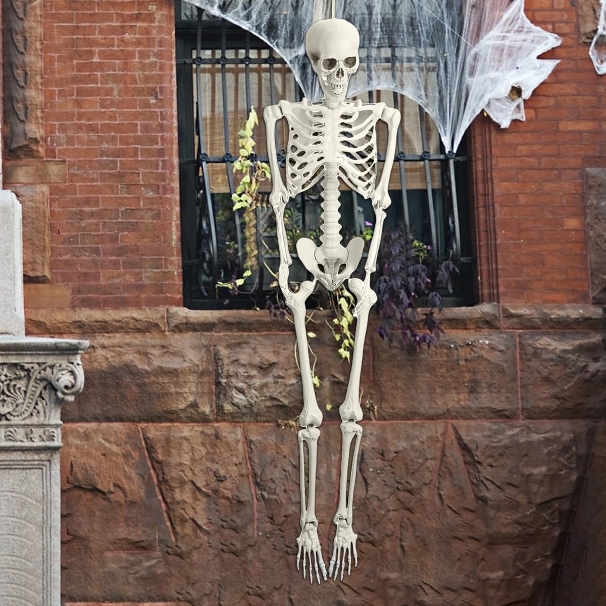 5.4ft Posable Plastic Skeleton Q802679