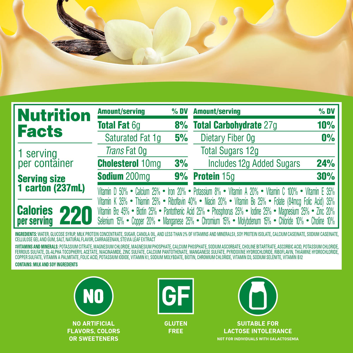 Vanilla High Protein Ready-to-Drink 24 pk I791938