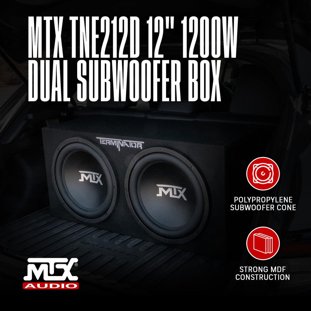 Dual 12" Subwoofers Loaded Enclosure L36510