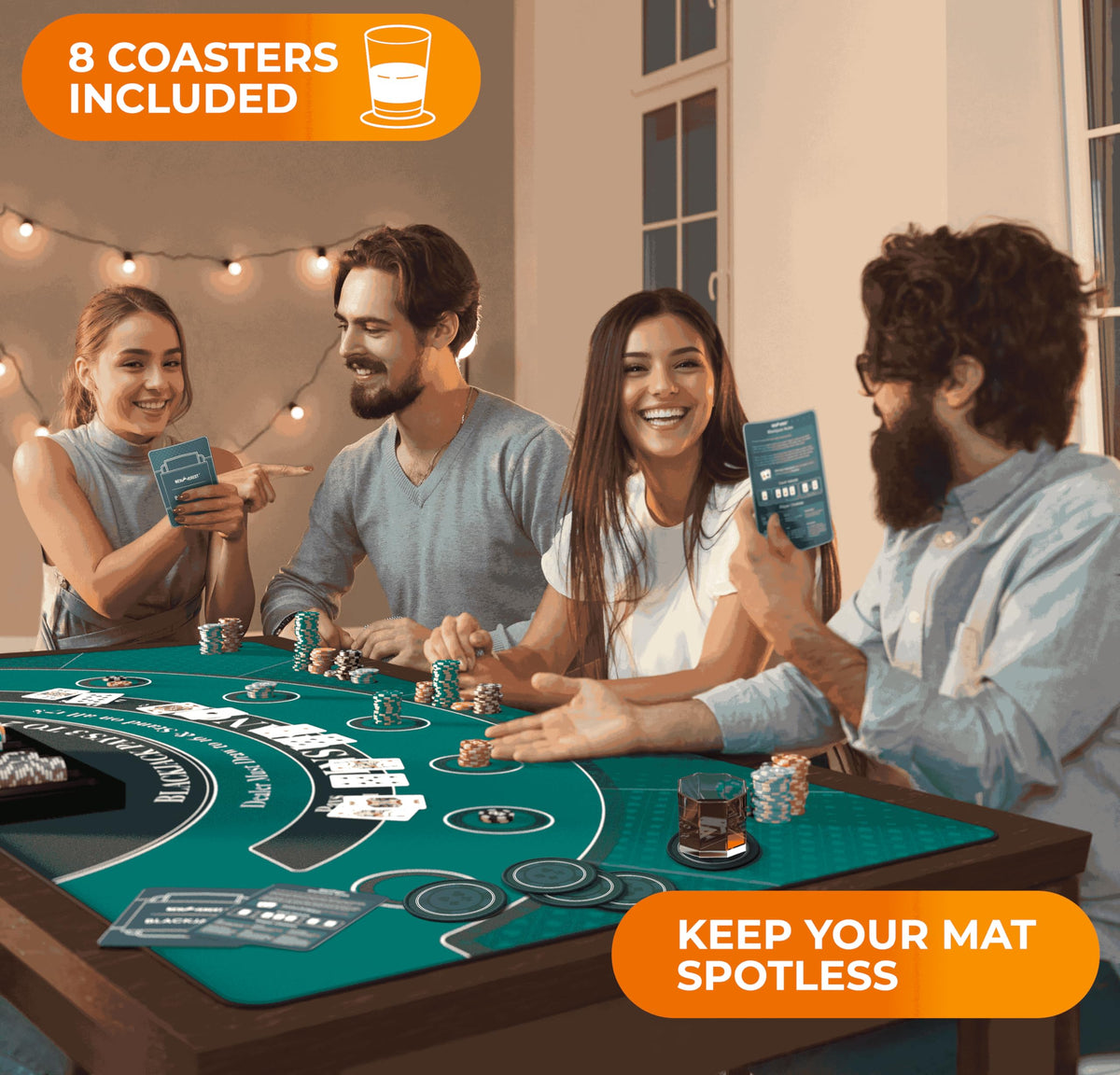 Blackjack Mat 70" x 30" S27455