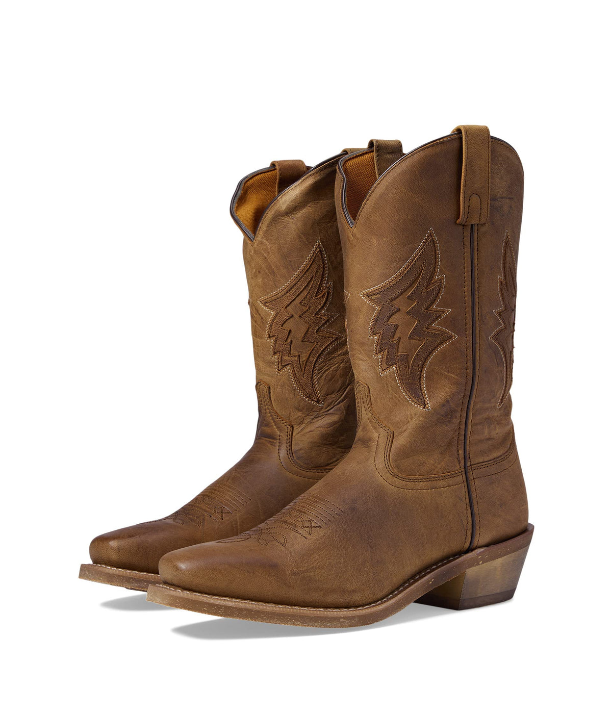 Brown Mid Calf Pull On Boots Q86045