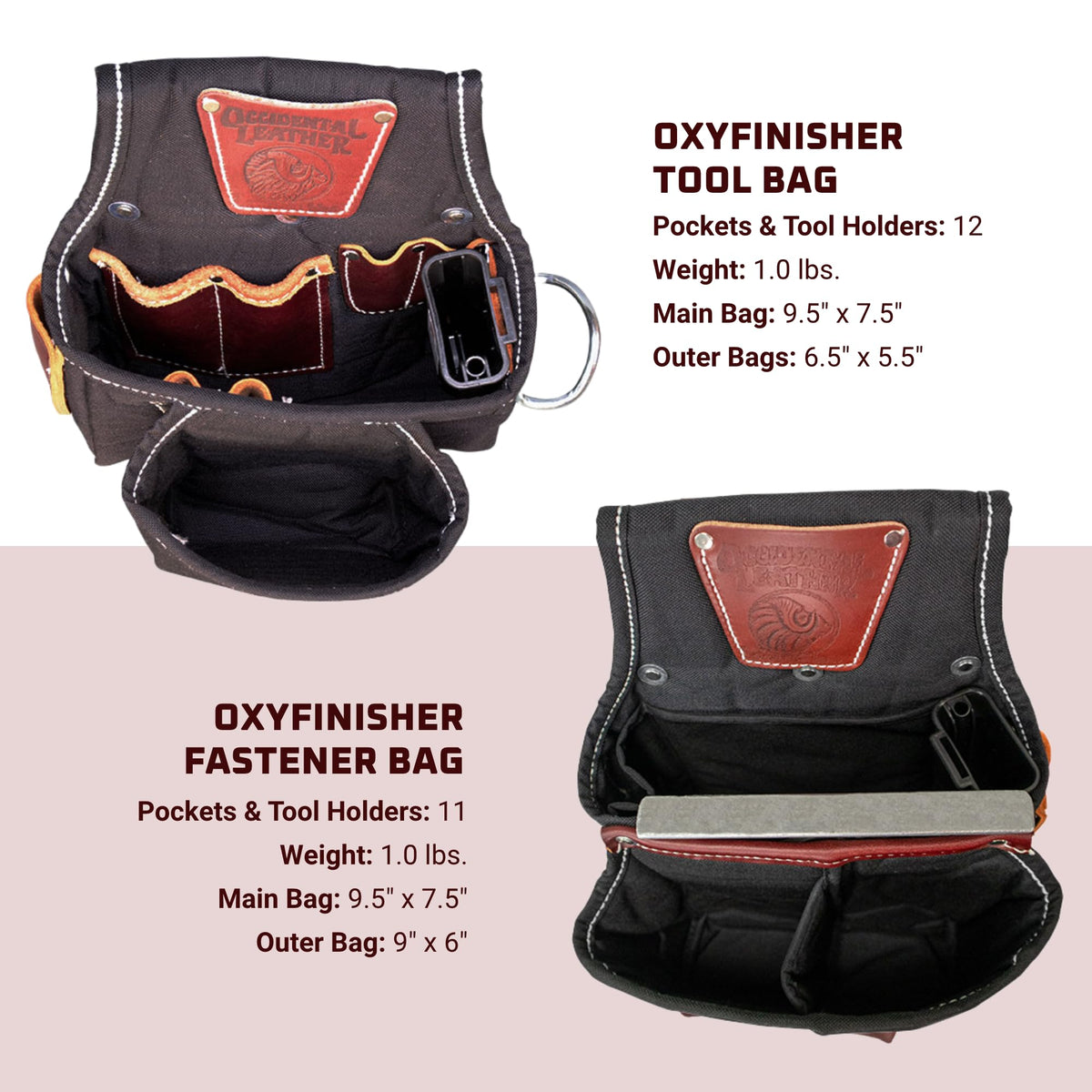 Leather Tool Belt Set with 25 Pockets N402402