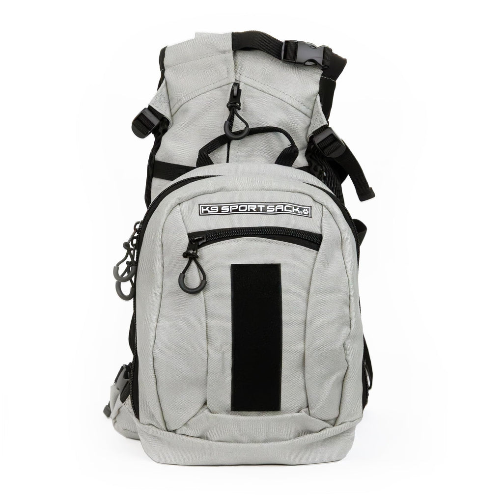 Small Light Grey Backpack-Style Dog Carrier V251