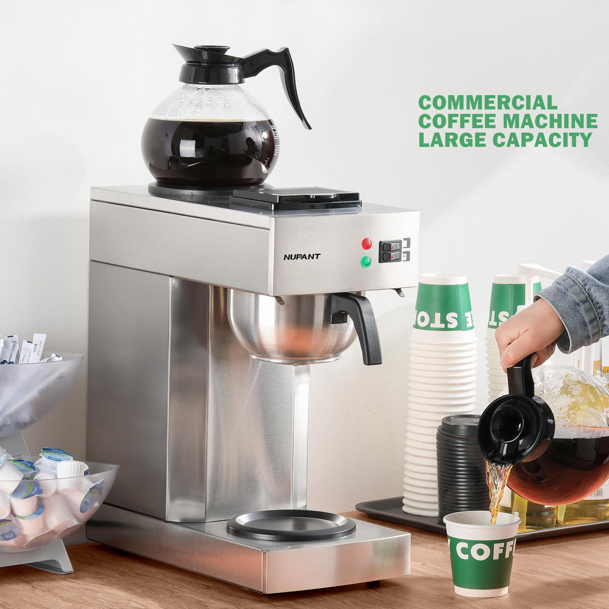 12-Cup Commercial Drip Coffee Maker Q2441