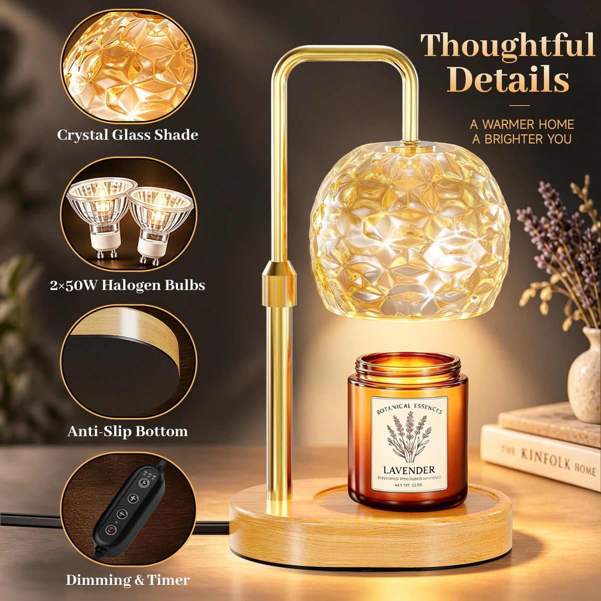 Candle Warmer Lamp with Timer Q89651