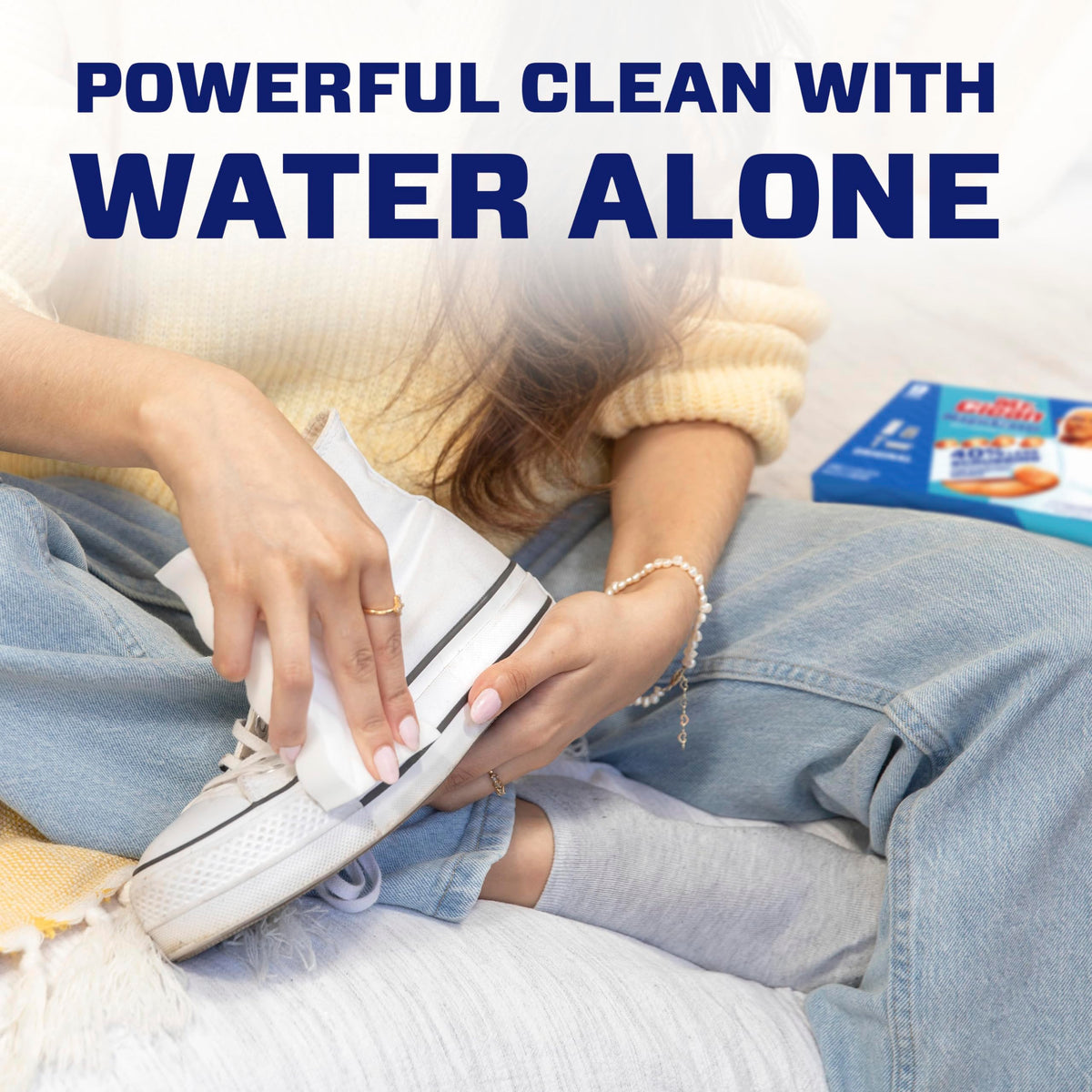 White 6 Count Cleaning Pads P9148