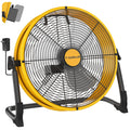 16" Battery Powered Cordless Floor Fan D106420