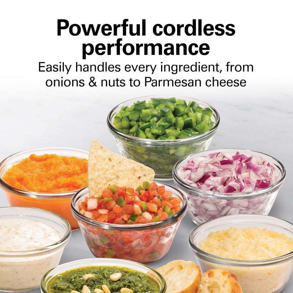Cordless Mini Food Processor & Vegetable Chopper E389453