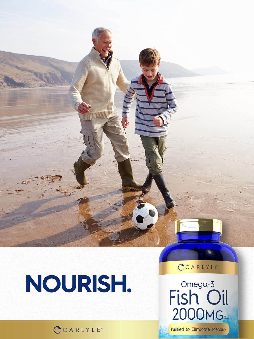 Fish Oil Omega 3 Supplements 2000mg 320 Softgels EPA & DHA P883182