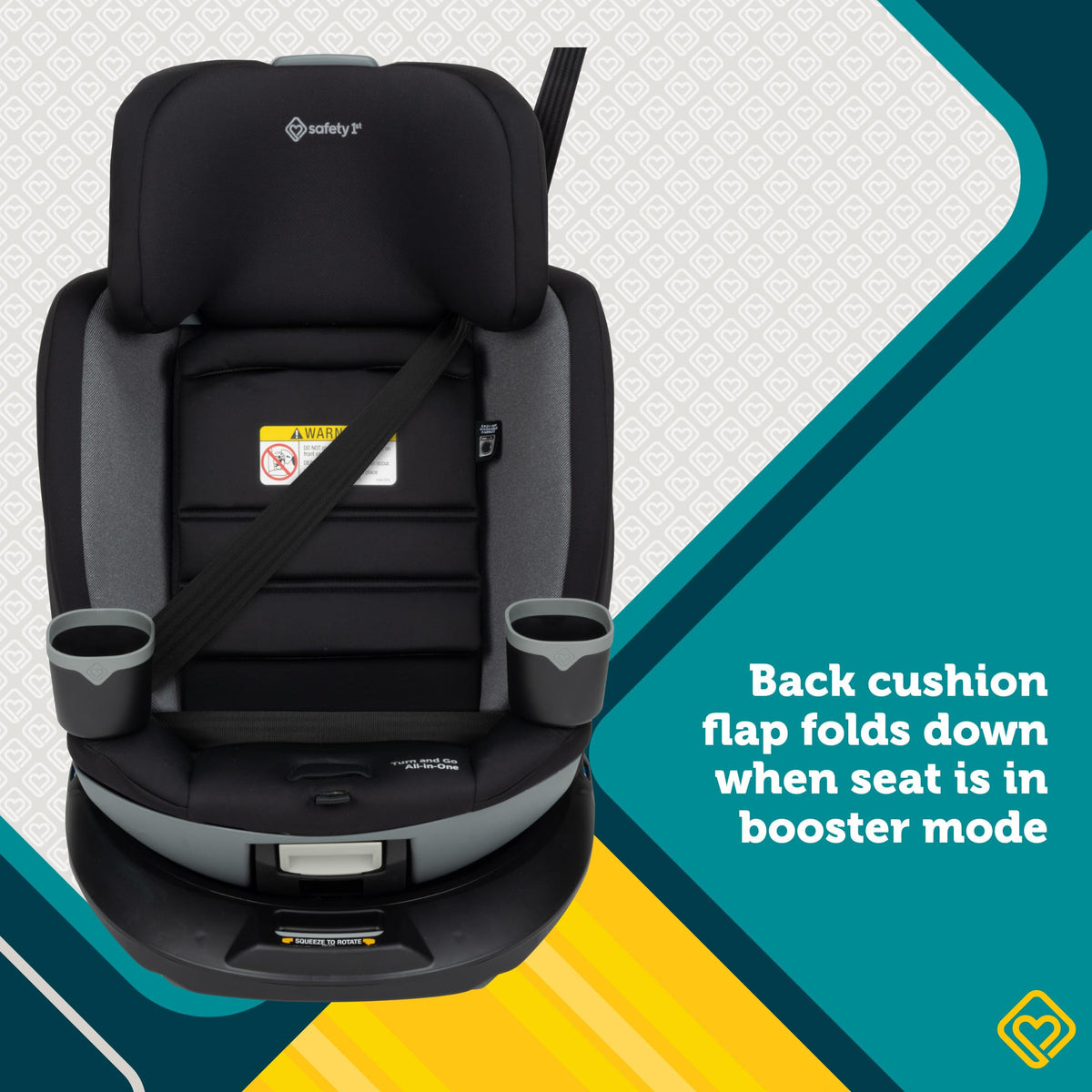 Black Convertible Car Seat V578292