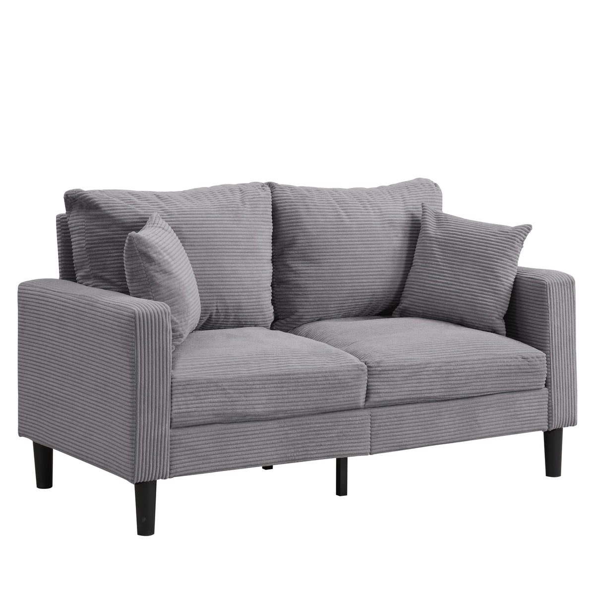 Light Gray Upholstered Sofa L6776