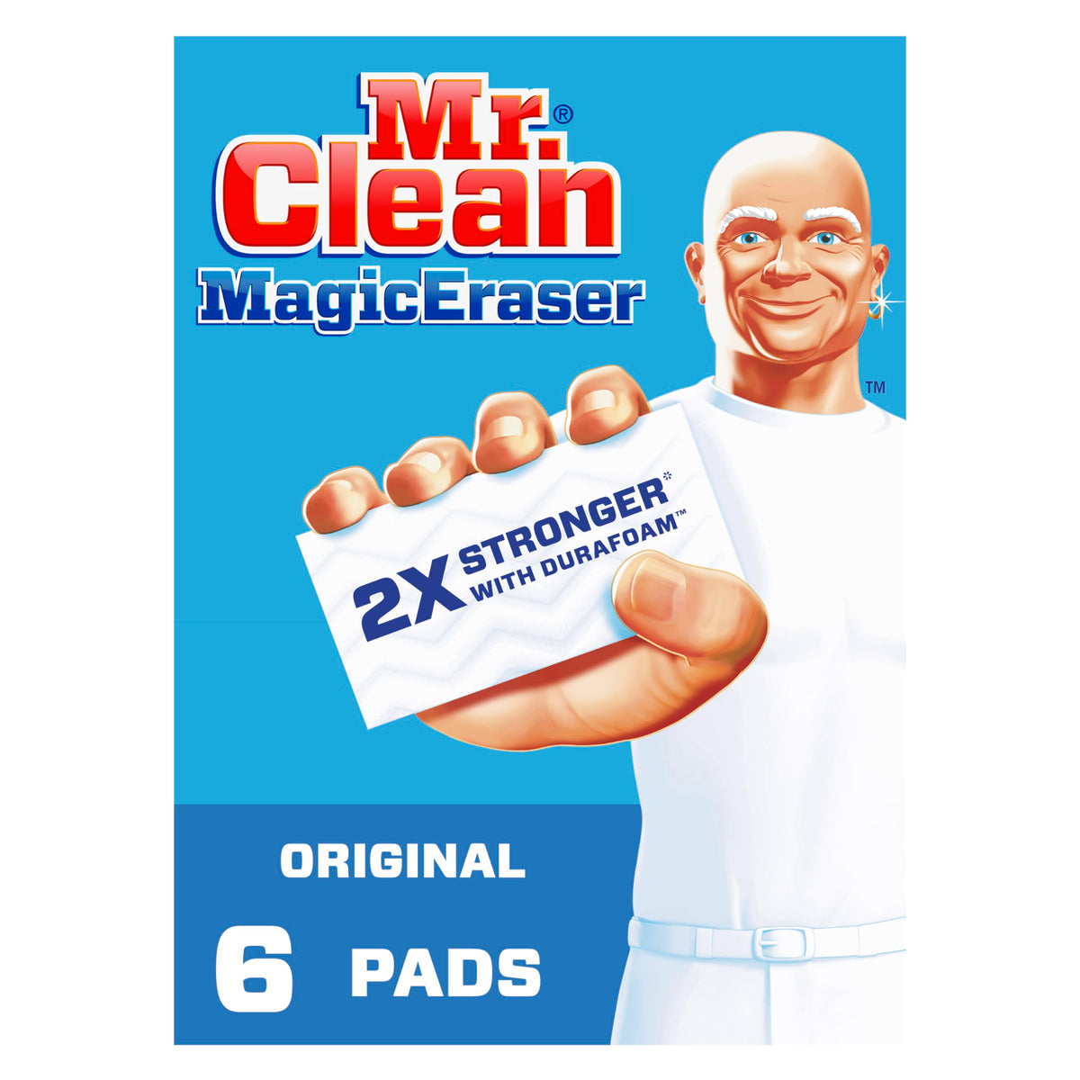 White 6 Count Cleaning Pads P9148