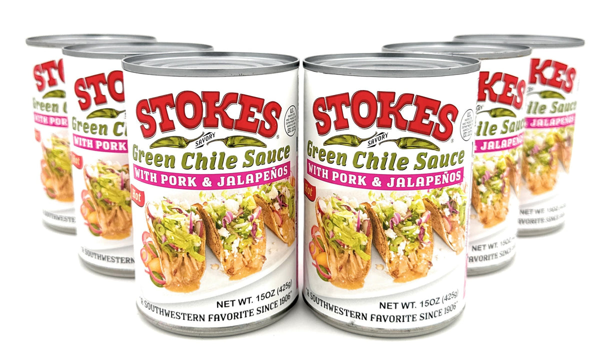Green Chile Sauce with Pork and Jalapenos Pack of 6 L12819
