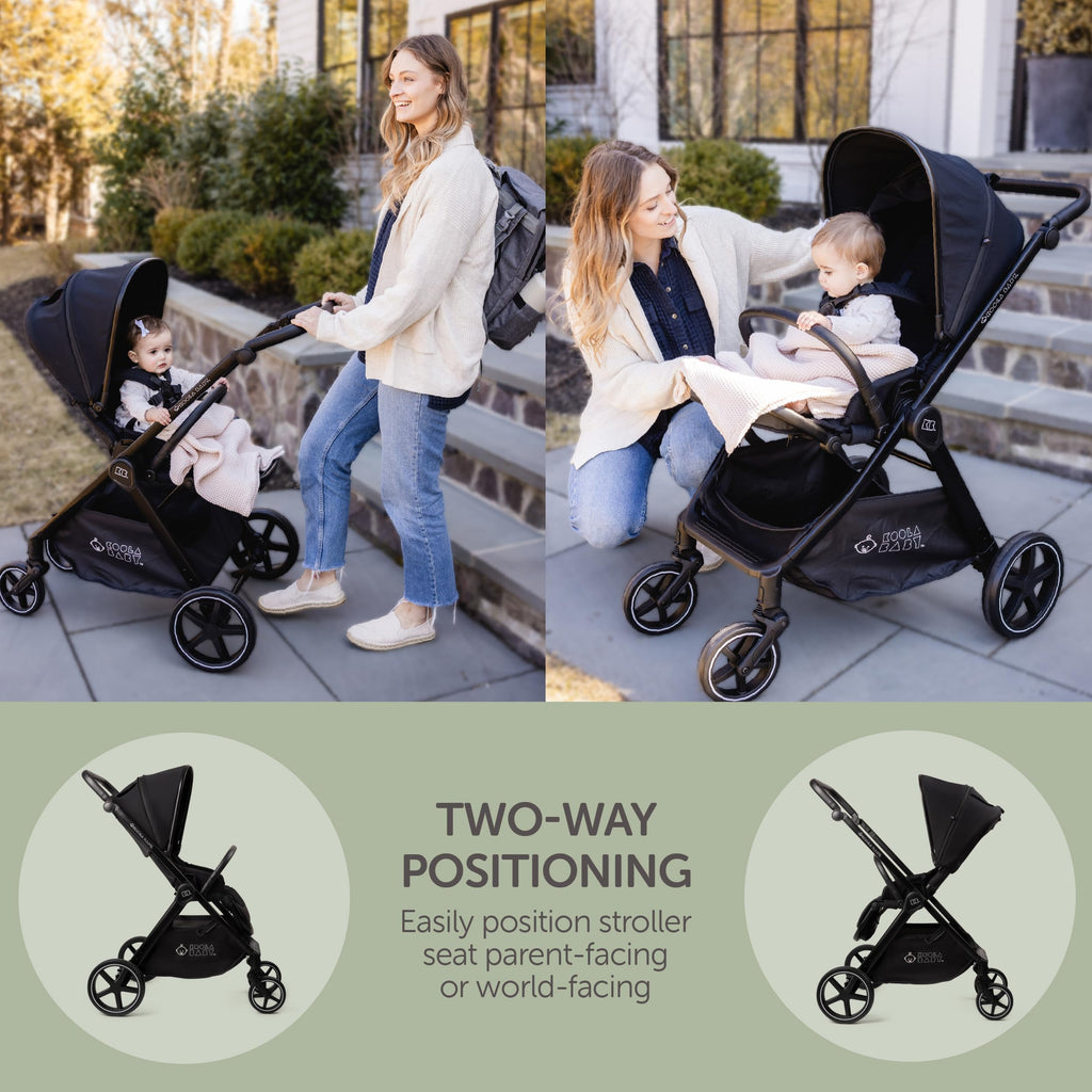 Reversible Foldable Baby Stroller D3565