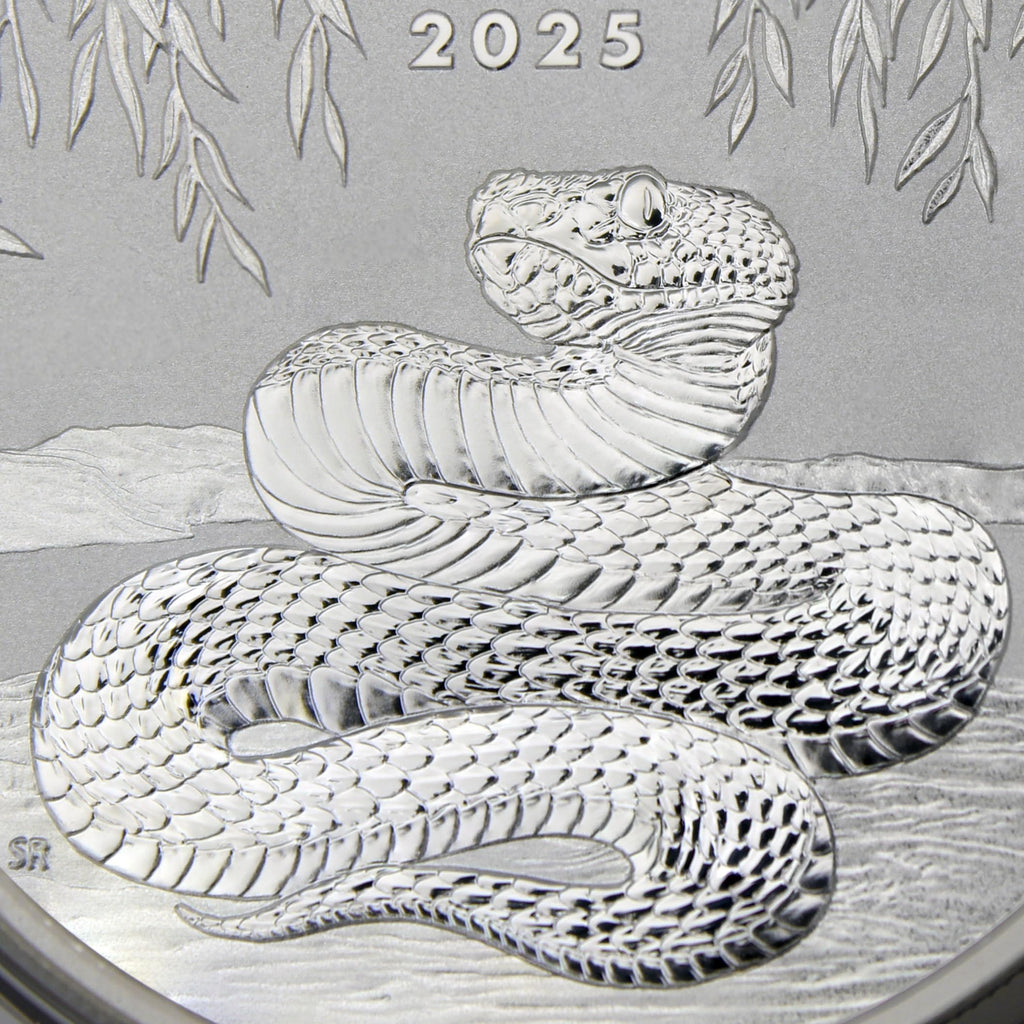 1 oz Australian Silver Lunar Year of the Snake E439171