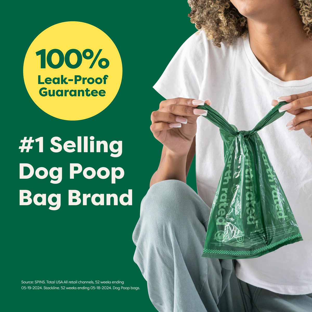 Dog Poop Bags 105 Easy Tie Handle Lavender M43817