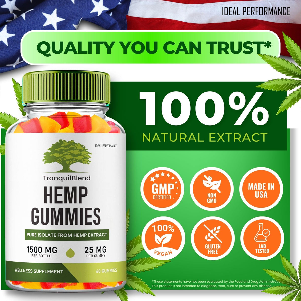 Hemp Gummies with Hemp Seeds Organic Extract 5 Pack G166
