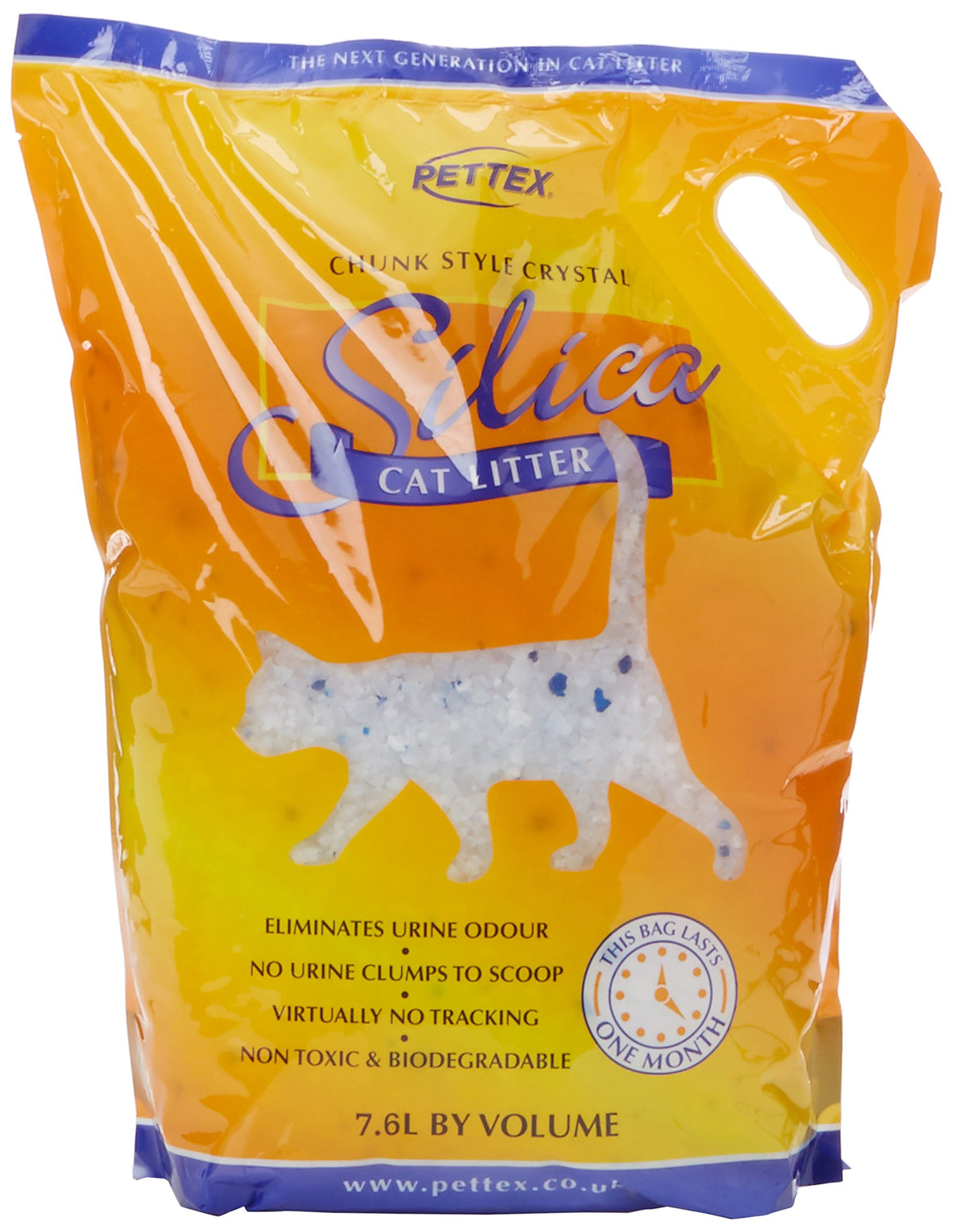 Silica Crystal Cat Litter 7.6 Liters White C7828