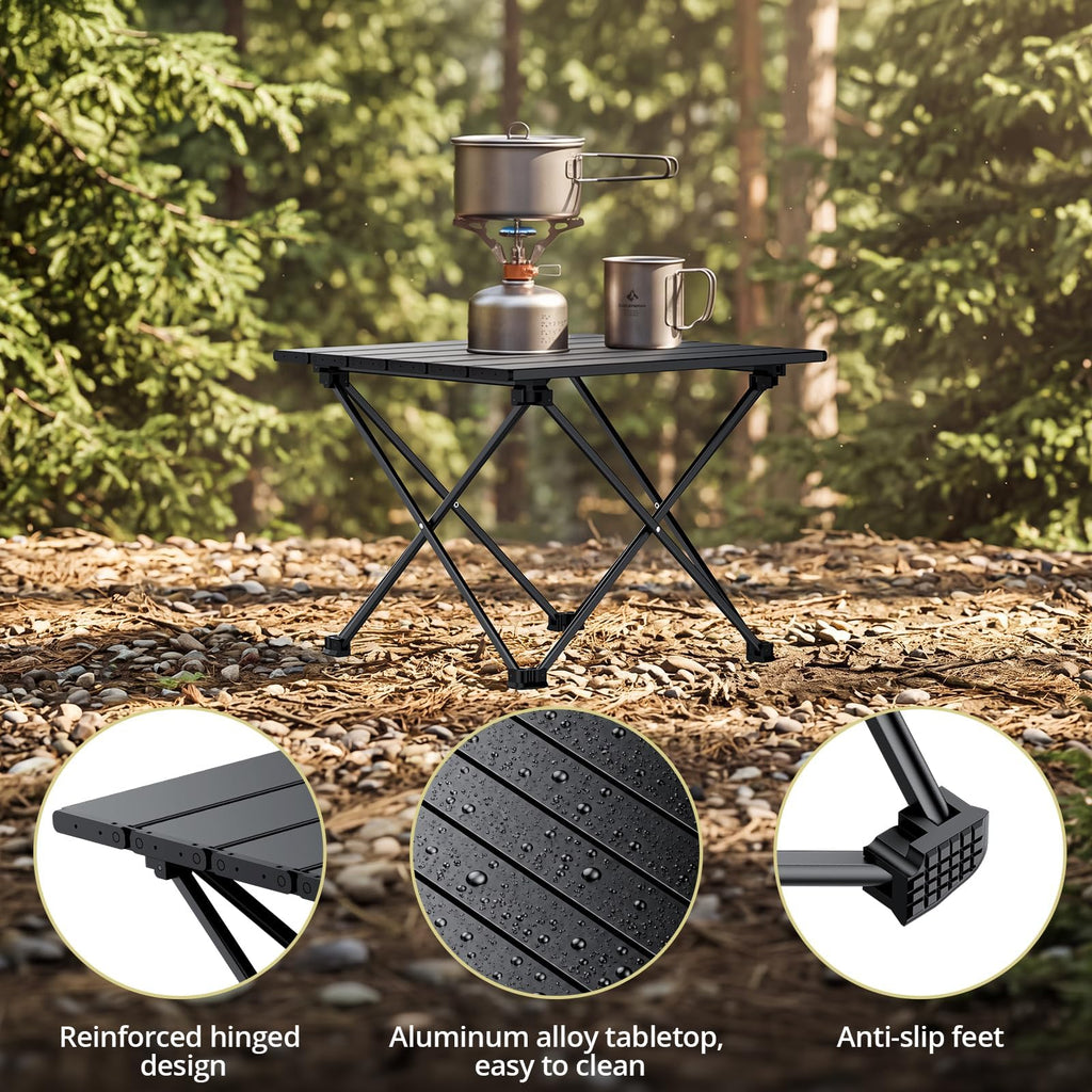 Small Folding Camping Table Aluminum Frame E999412