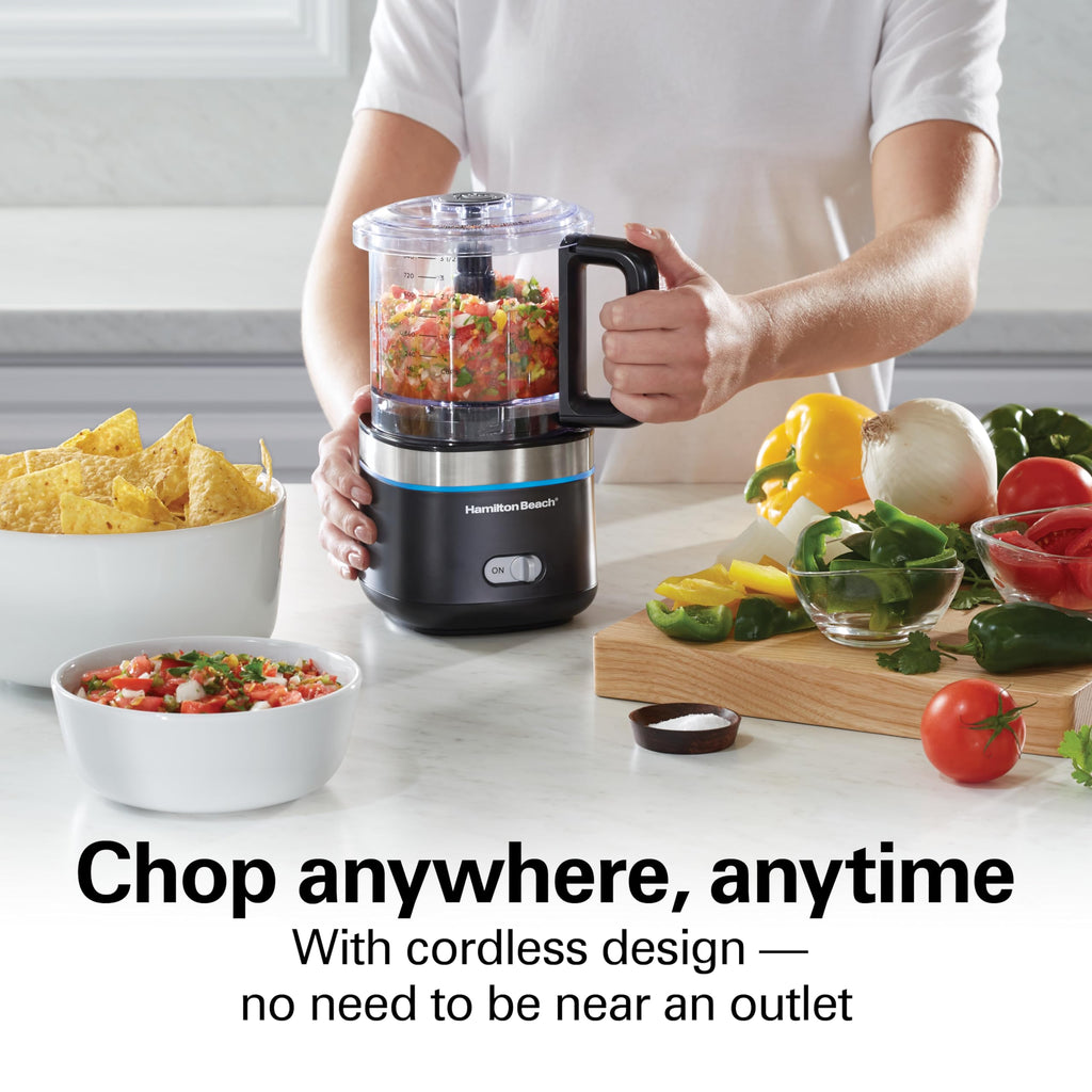 Cordless Mini Food Processor & Vegetable Chopper E389453