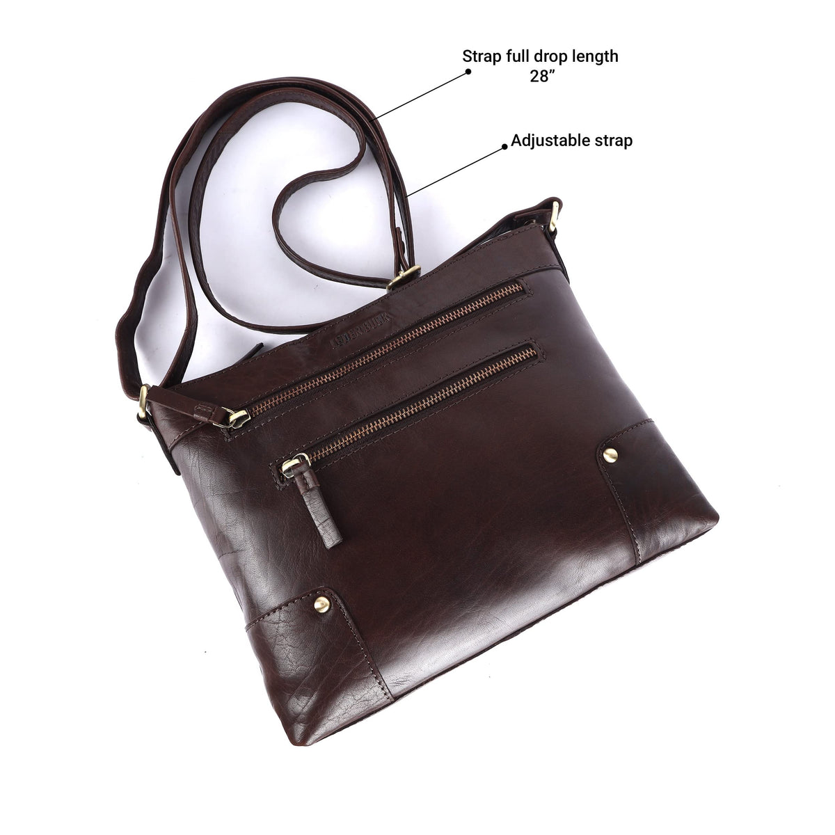 Soft Real Leather Womens Crossbody Handbags and Purses P12405
