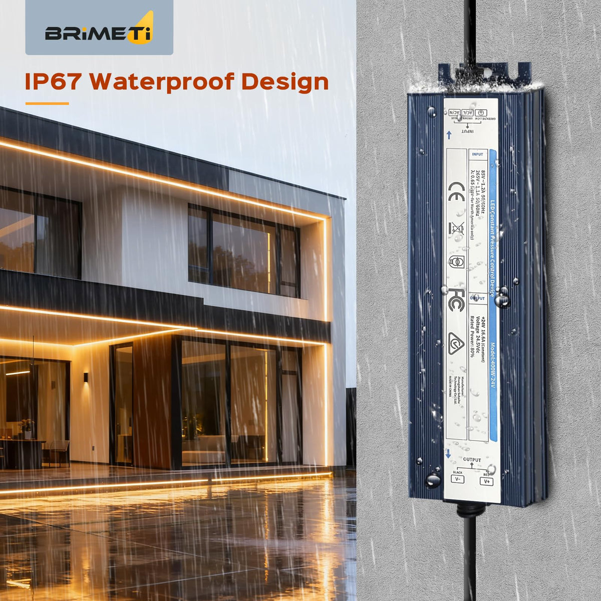 200 Watts 24V Waterproof LED Driver K722