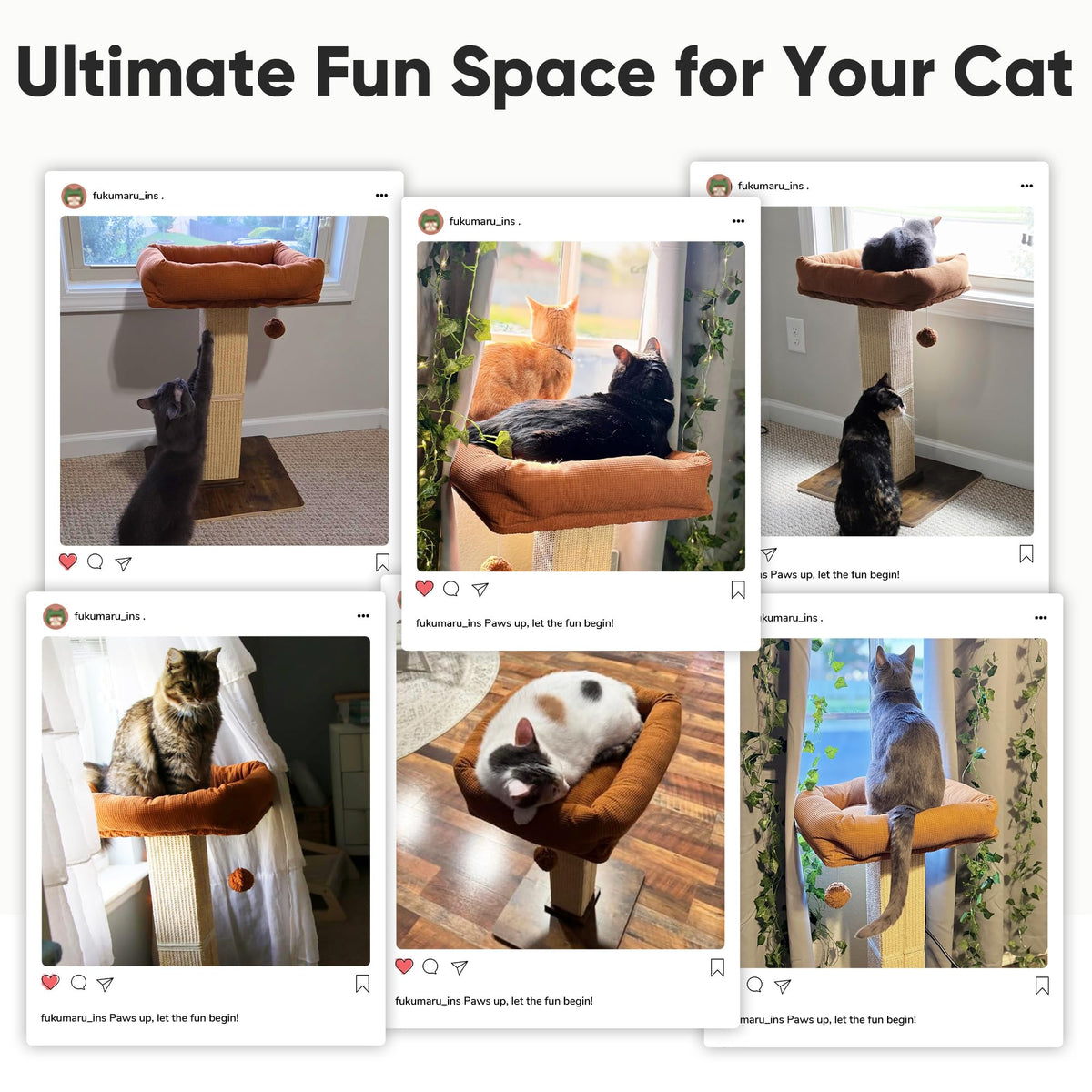 Cat Scratching Post with Perch X887