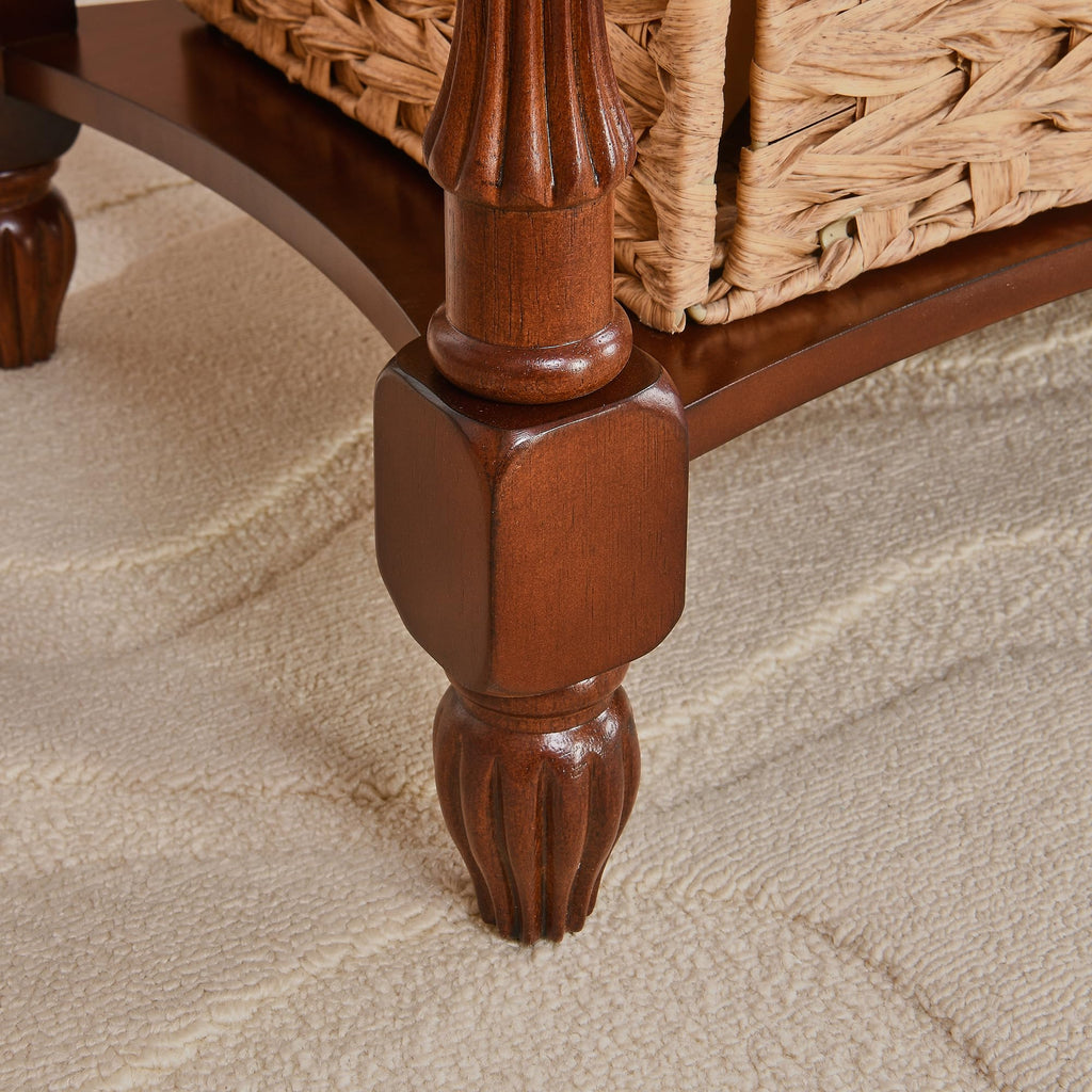 Side Table with Drawer and Storage Shelf H95381