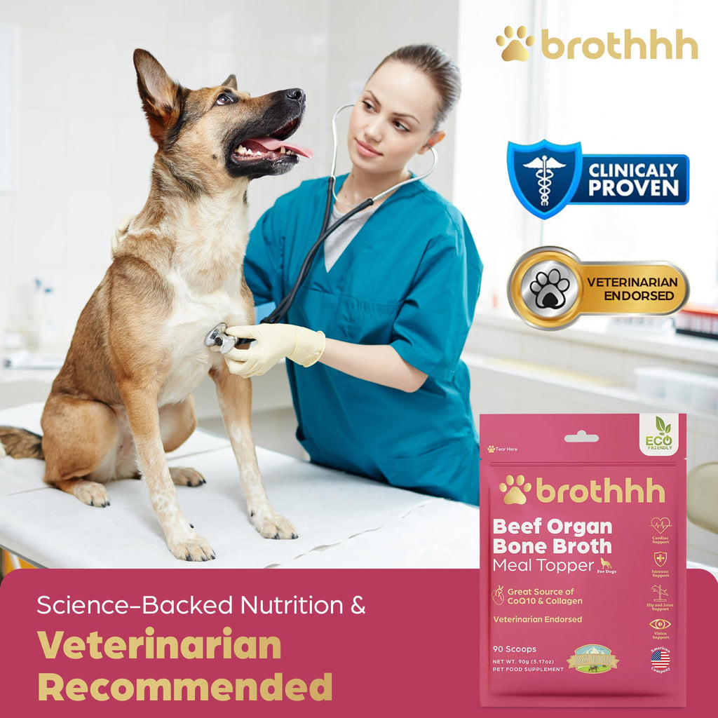 Beef Organ Bone Broth Meal Topper for Dogs Q633