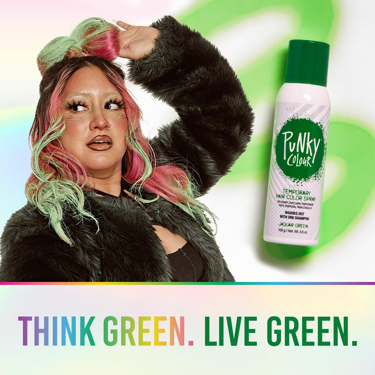 Jaguar Green Temporary Hair Color Spray 3.5 oz B67758