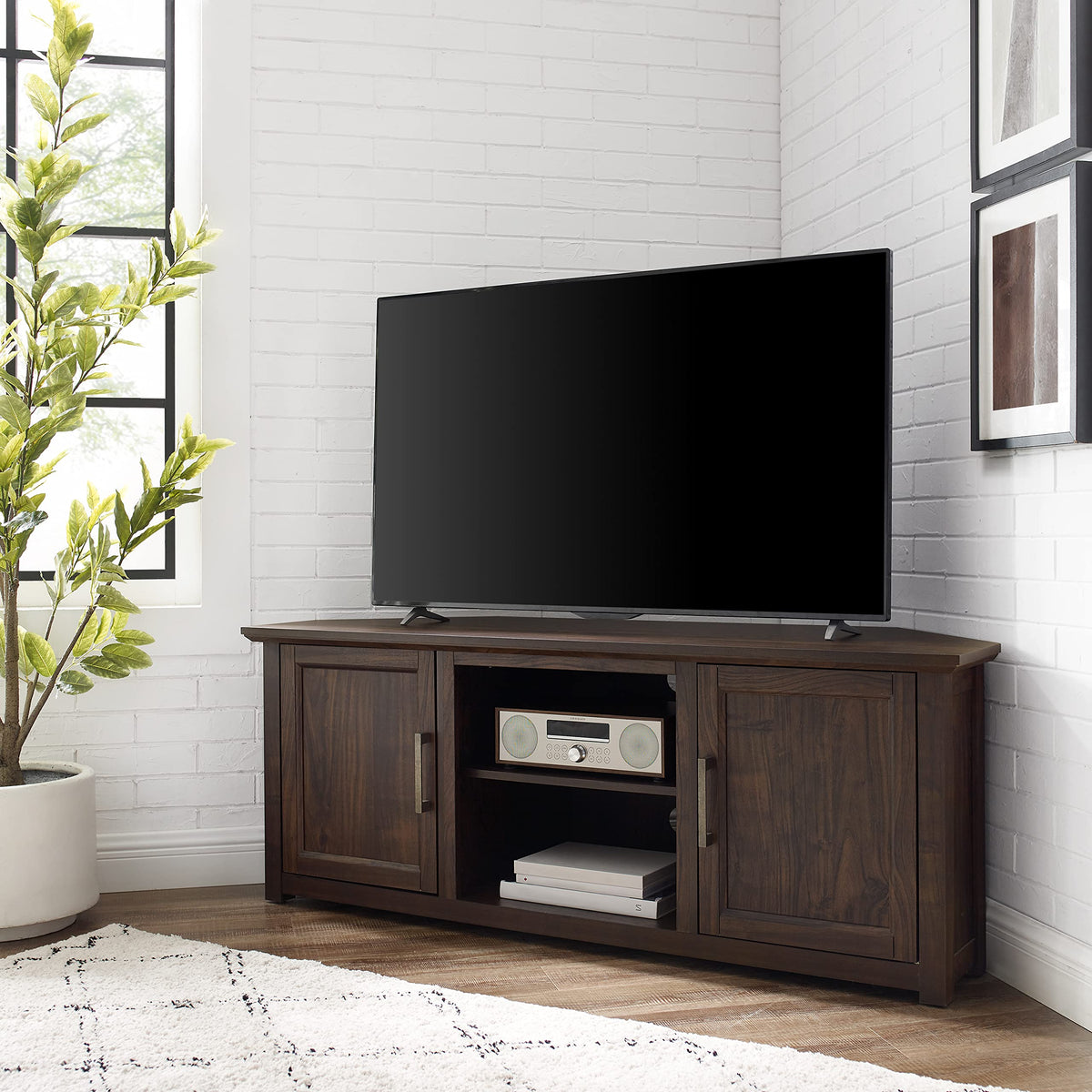 Corner TV Stand up to 65" Q50568