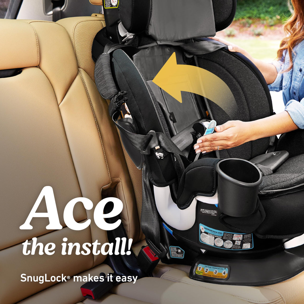 3-in-1 Rotating Convertible Car Seat A641204